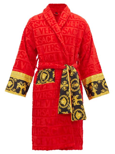 men's versace bathrobe.